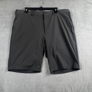 IBKUL Mens Performance Golf Shorts Dark Gray Charcoal Size 38 Activewear